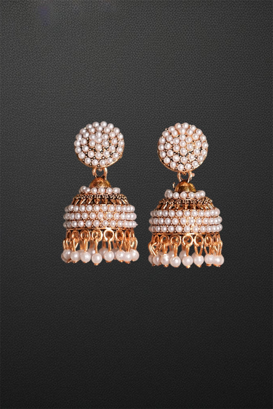 Pearl Jhumkas #04